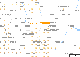 map of Radaliyadda