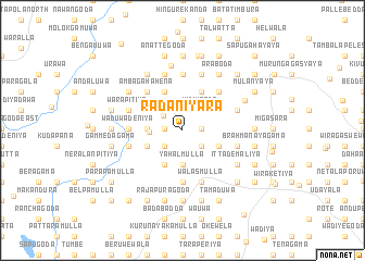 map of Radaniyara