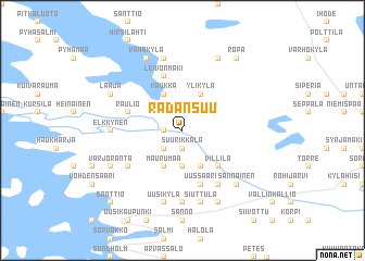 map of Radansuu