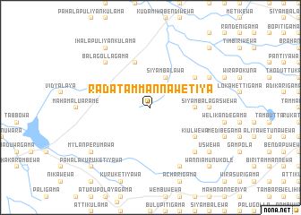 map of Radatammannawetiya