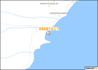 map of Rada Tilly