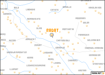 map of Radat