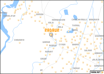 map of Radaur