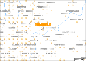 map of Radawela