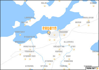 map of Radbyn