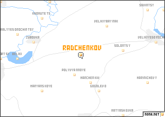 map of Radchenkov