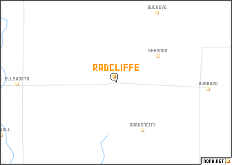 map of Radcliffe