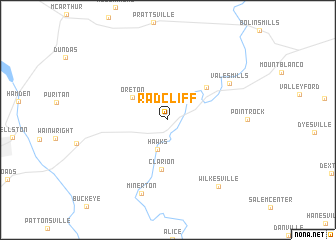 map of Radcliff