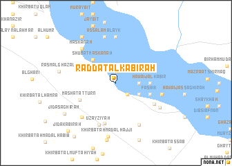 map of Raddat al Kabīrah