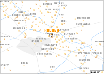 map of Raddeh