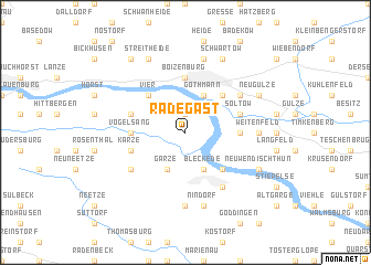 map of Radegast
