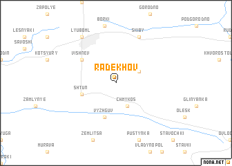 map of Radekhov