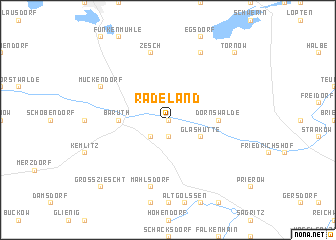 map of Radeland