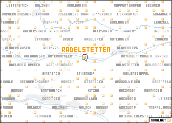 map of Radelstetten