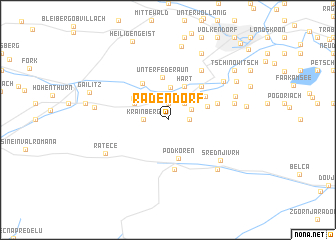 map of Radendorf