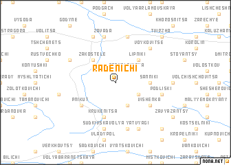 map of Radenichi