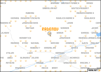 map of Radenov