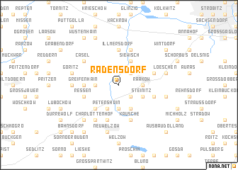 map of Radensdorf