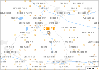 map of Raden