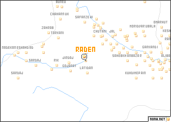 map of Raden