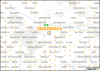 map of Raderbroich