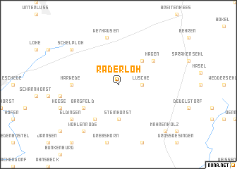 map of Räderloh