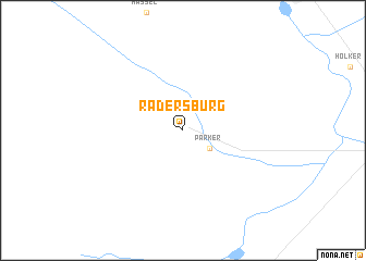 map of Radersburg