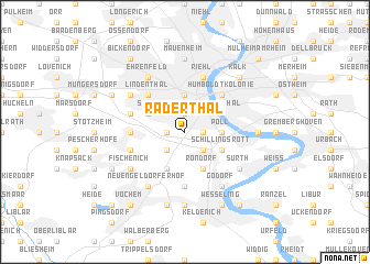 map of Raderthal