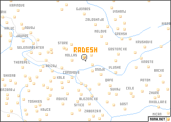 map of Radesh