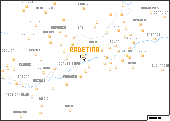 map of Radetina