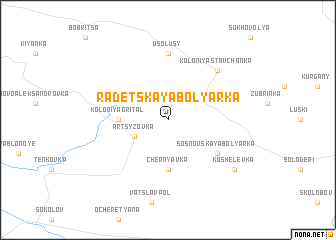 map of Radetskaya Bolyarka