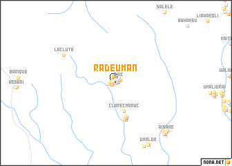 map of Radeuman