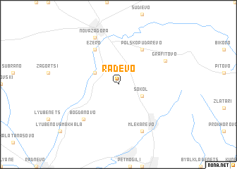 map of Radevo
