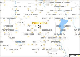 map of Radeweise