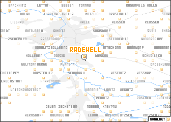 map of Radewell