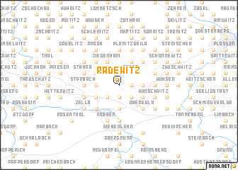 map of Radewitz