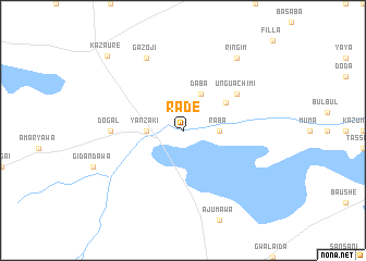 map of Rade