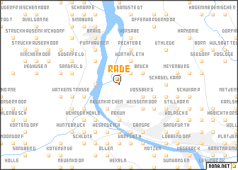 map of Rade