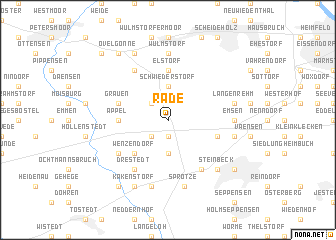 map of Rade