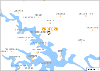 map of Radford