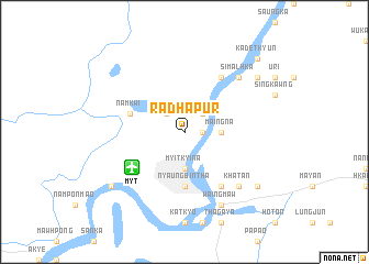 map of Radhapur