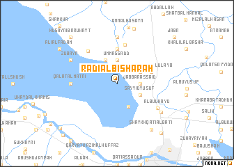 map of Rāḑī al Bishārah