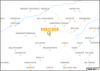 map of Radicosa