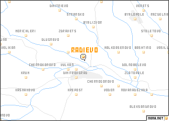 map of Radievo