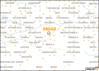 map of Radiga