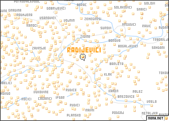 map of Radijevići