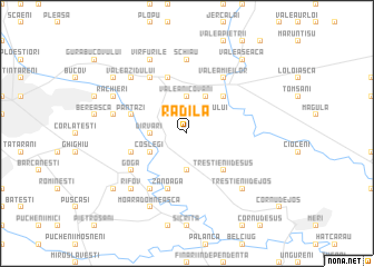 map of Radila