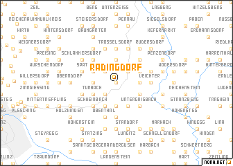 map of Radingdorf