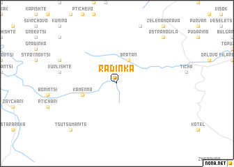 map of Radinka