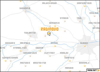 map of Radinovo